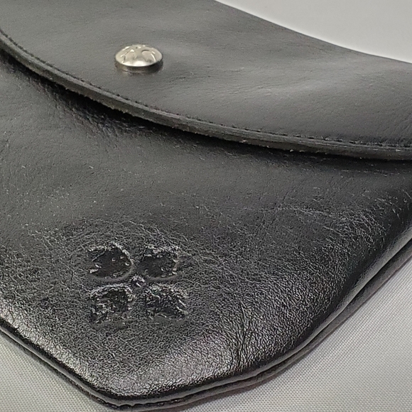 PATRICIA NASH Black Leather BELT BAG With Carry Wrist Strap Excellent Condition - Picture 16 of 16